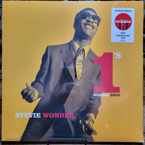 VINYL Stevie Wonder: Number 1's Ones - 2LP Exclusive Translucent Red SEALED - Picture 1 of 6